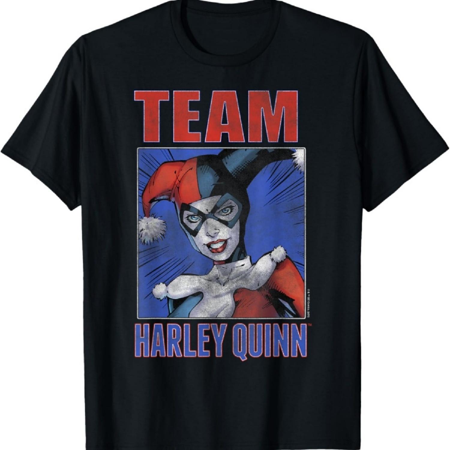 

DC Comics Justice League Team Harley Quinn Poster T-Shirt XXXXXL різнокольоровий