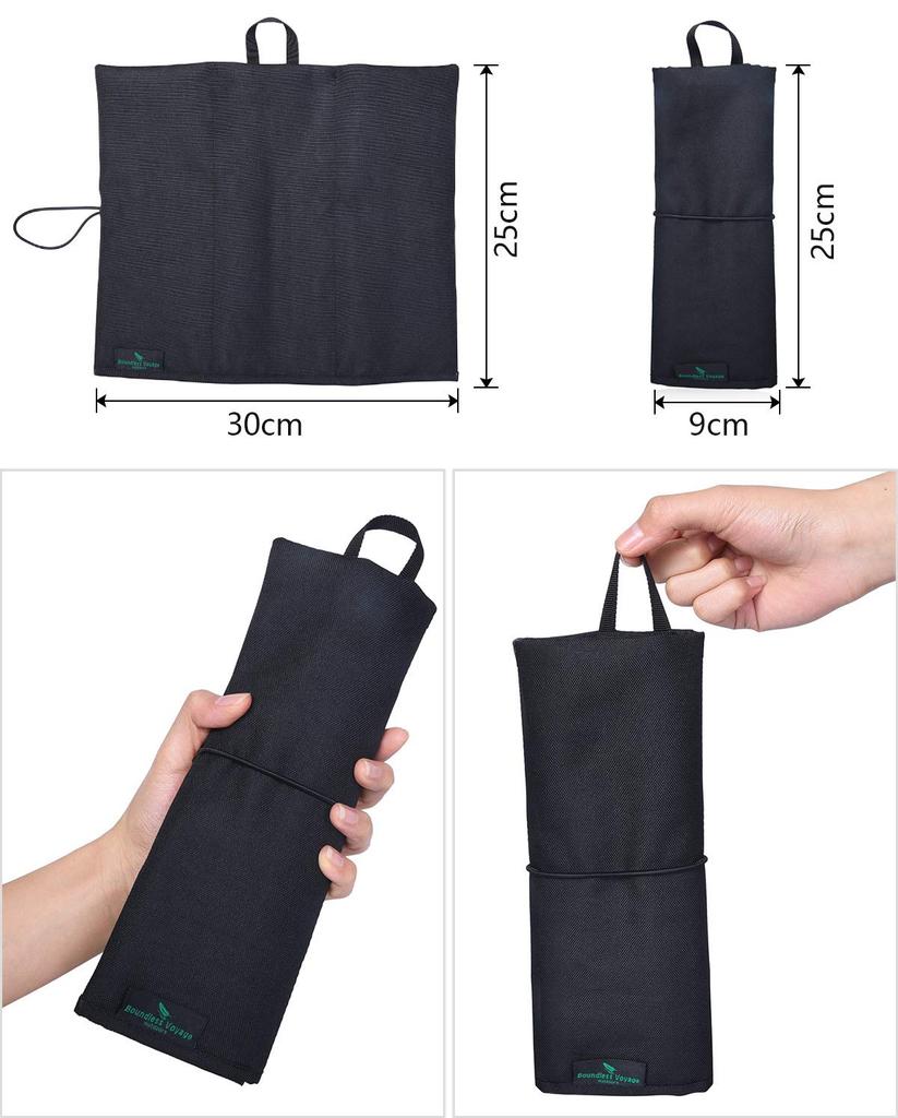 iBasingo Lightweight Tableware Storage Tent Nail Fabric Wrapped Oxford Cloth Cutlery Holds 12 Camping Tent BV1032 Bag, Bag, Bag, Cutlery, 30x25cm,
