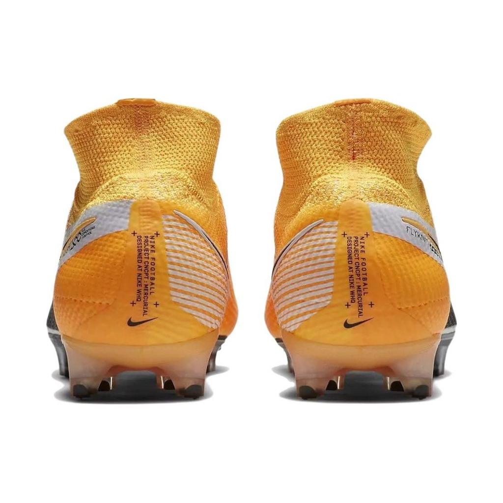 Nike Mercurial Superfly 7 Elite FG Laser Orange Unisex Turnschuhe Weiß Schwarz AQ4174-801