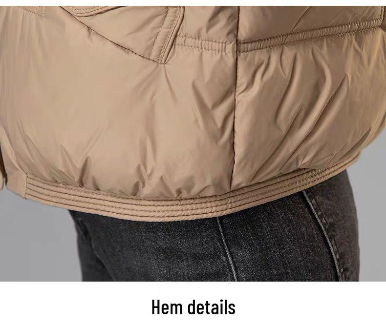 Women's Short White Duck Down Vest - 2025 Autumn/Winter Fashion, Loose and Versatile Sleeveless Outerwear