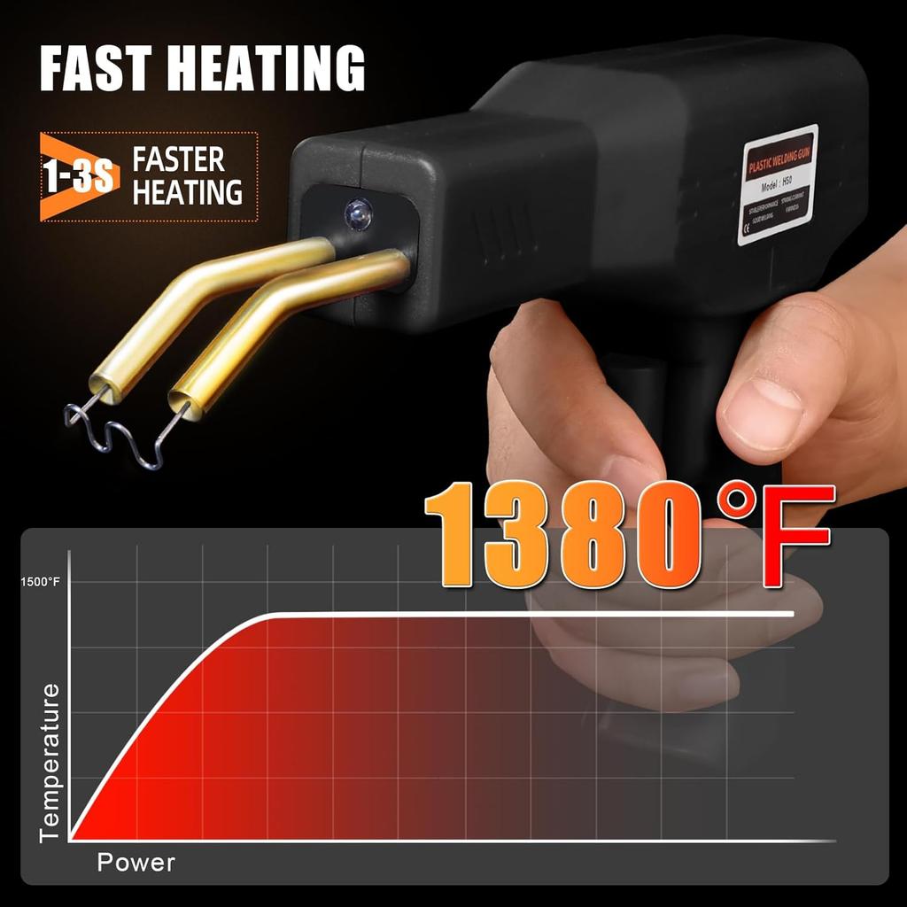 NEW Car Bumper Repair Welding Gun Hot Stapler Plastic Welding Machine Bumper Repair Kit Soldering Iron For Plastic Repair