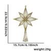 Christmas Glowing Tree Topper Five-Pointed Shining Lamp Xmas Colorful Topstar Ornaments Navidad Decora