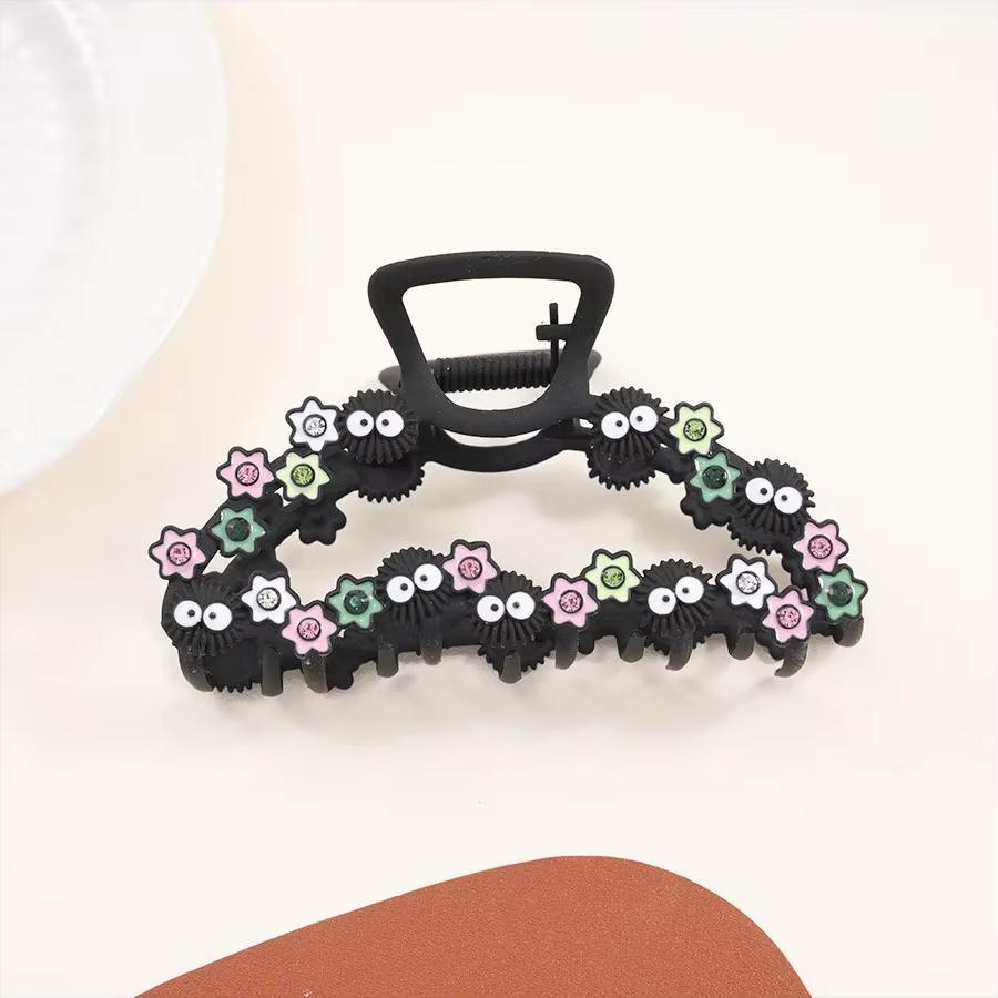 

1pc Creative Small Cinderblock Hair Claw Cute Black Cartoon Hair Claws Japan Wacky Claw Clip Hair Accessories for Women Girls