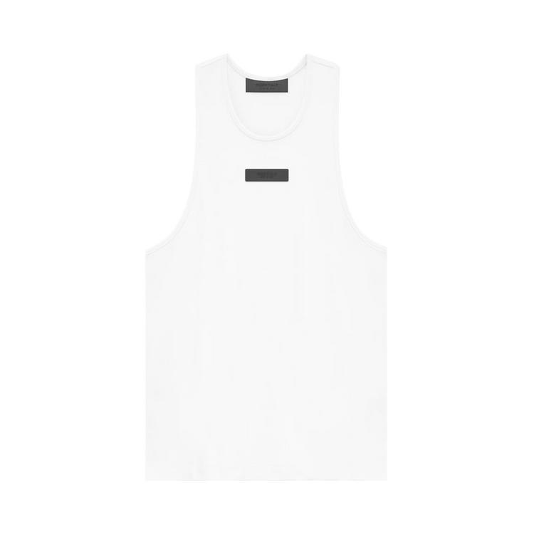 Fear of God Essentials Tank Top White Men Tops 125SU244233F