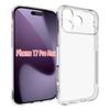 For iPhone 17 Pro Max Case WANLONFENG WL Series 2.0mm TPU Phone Cover with Tempered Glass Film
