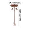 5 Claw Ground Plug Freestanding Birdbath Standing Bowl Bird Feeding Station  Outdoor Garden