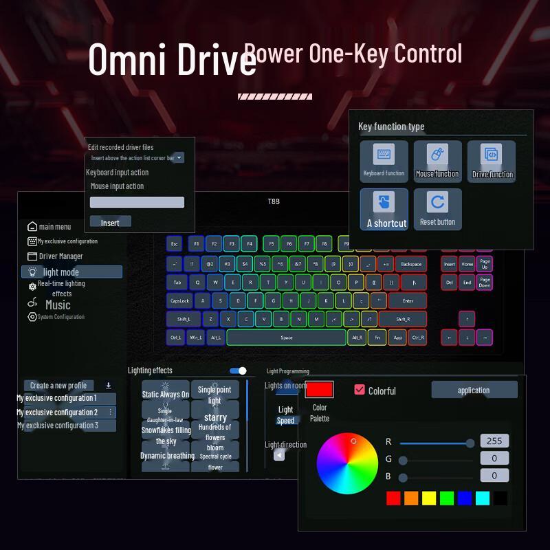 Langtu Tri-Mode Customizable Mechanical Gaming Keyboard