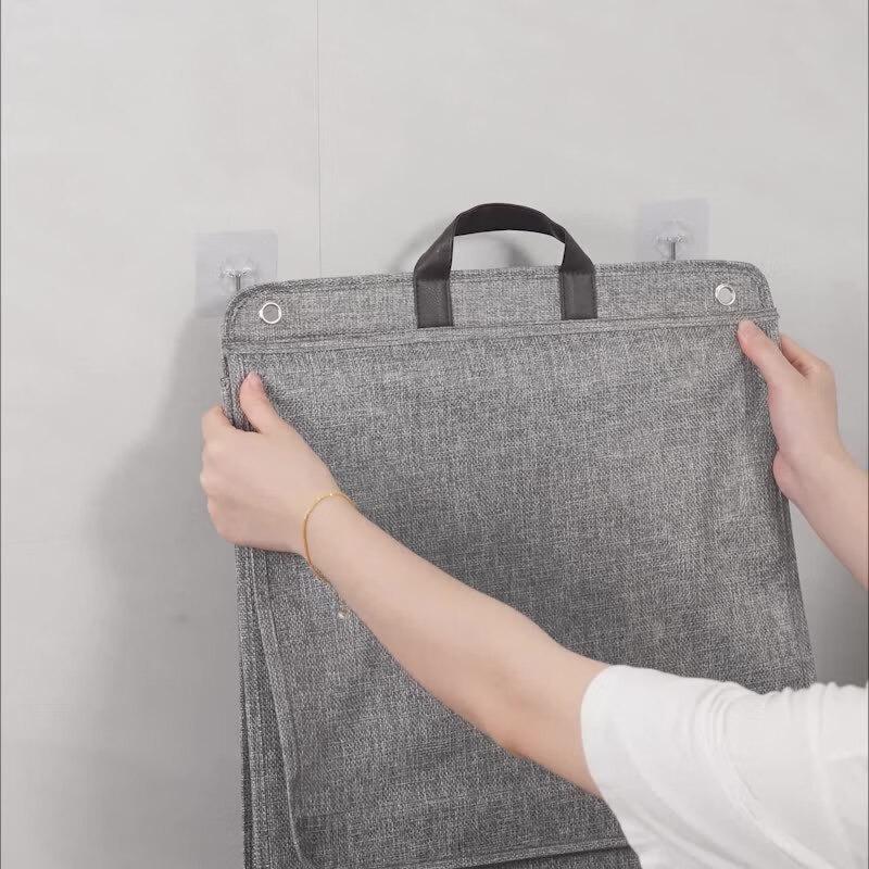 Dirty Clothes Basket Foldable Hanging Door Wall Clothes Basket Laundry Home Dormitory Multi Functional Sorting And Storage
