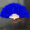 Folding Feather Fan Handheld Fairy Fan New Year Birthday Gift Supplies