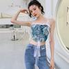 Top Colete Regata Estilo Retrô Feminino Com Barbatanas Modelador de Corpo Overbust Corpete Cobre a Gordura Com Alças de Tule Busto Completo Quadrado