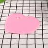 Heart Shape Silicone Baking Spatula Bowl Dough Bread Cookie Pizza Butter Scraper Pink