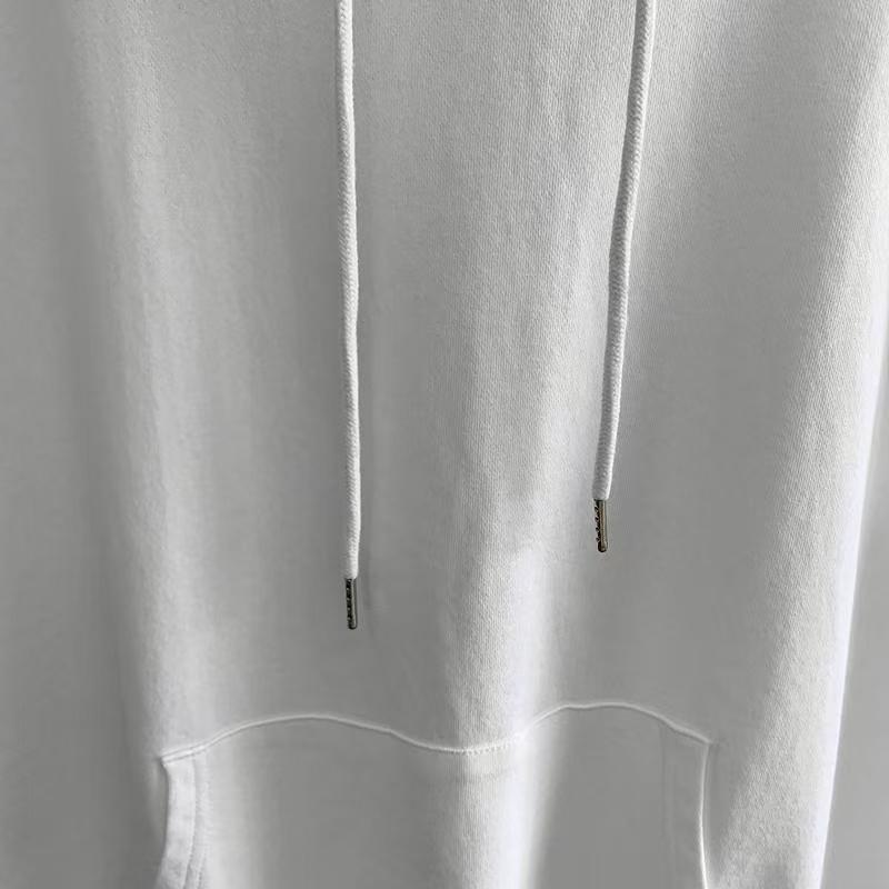 Spring/Autumn Loose Plus Size Hooded Vest Sweatshirt, 2-300 Jin, Mid-Length, Sleeveless Coat for Women