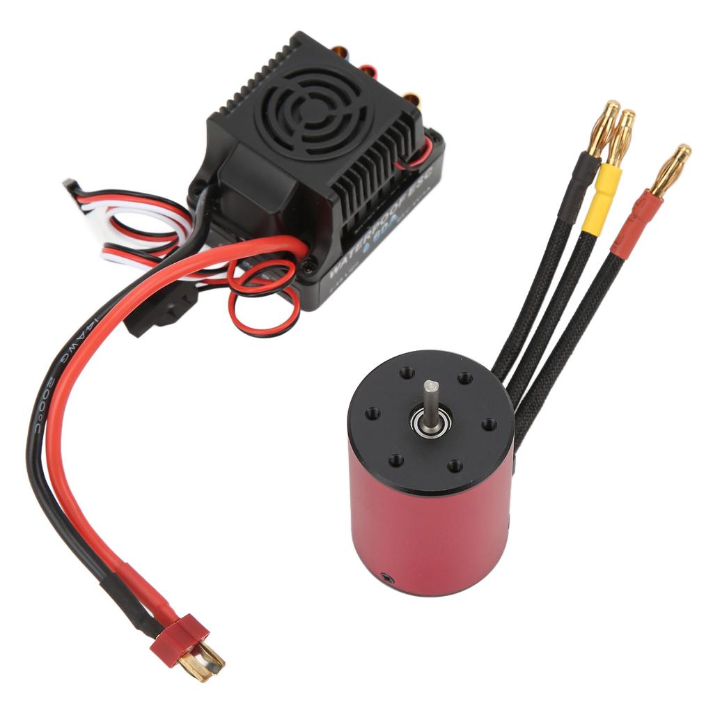 S3650 4300KV Brushless Motor 60A Brushless ESC Combo Set for 1 10 RC Car Upgrade Parts