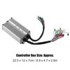 3000W Brushless Motor Controller 36V 48V 60V 24 Tubes Dual Mode Work Brushless Controller with Aluminum Alloy Shell