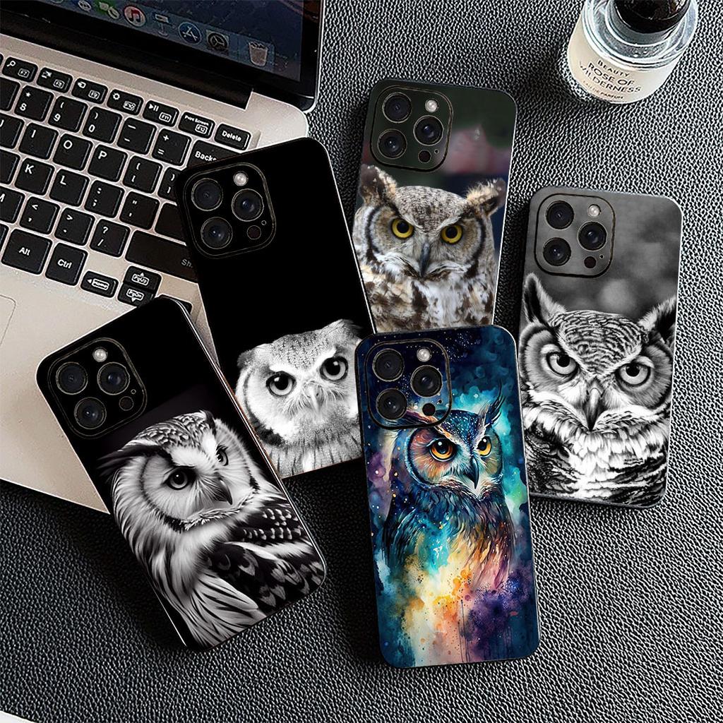 Hülle für Xiaomi Redmi Note 12 11 10 A3 Pro 10A 10C 12C Note12 5G 4G Handyhülle Schutzhülle Eulen Cartoon