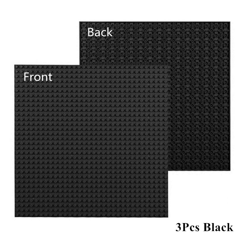 3Pcs 32*32 Dots Double Sided Baseplate Building Blocks Classical Base Plate Bricks Kids Toys Compatible with Brand Blocks