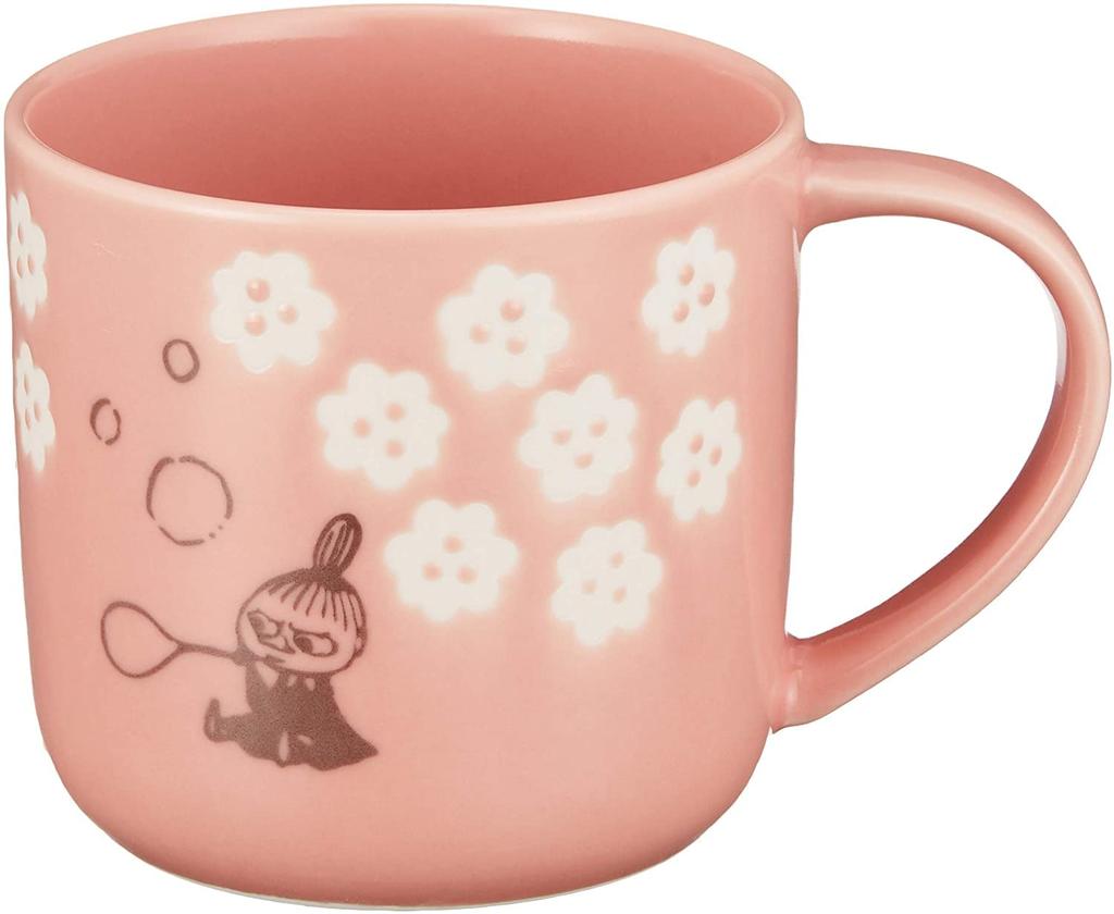 Yamaka Shoten MOOMIN Florit Little My Microwave and Dishwasher Safe Moomin Nordic Day Wedding Made in Mug, Design, Approx. 350ml, (Wooden Box),