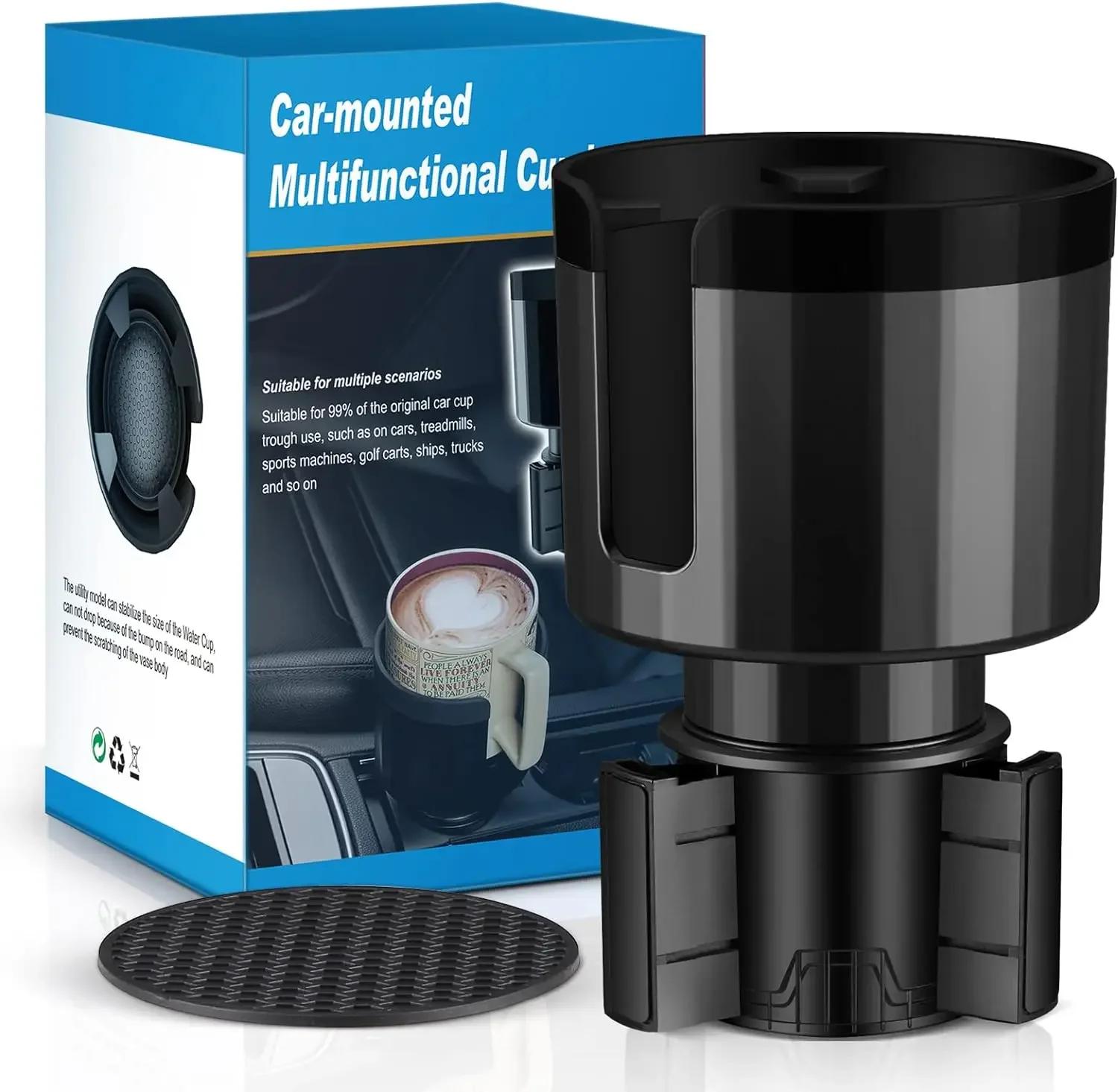 

Адаптер-расширитель для автомобильного подстаканника со смещенным основанием, совместимый с Yeti 14/24/36 унций, Hydro Flasks 32/40 унций, Stanley 30/40 унций чёрный