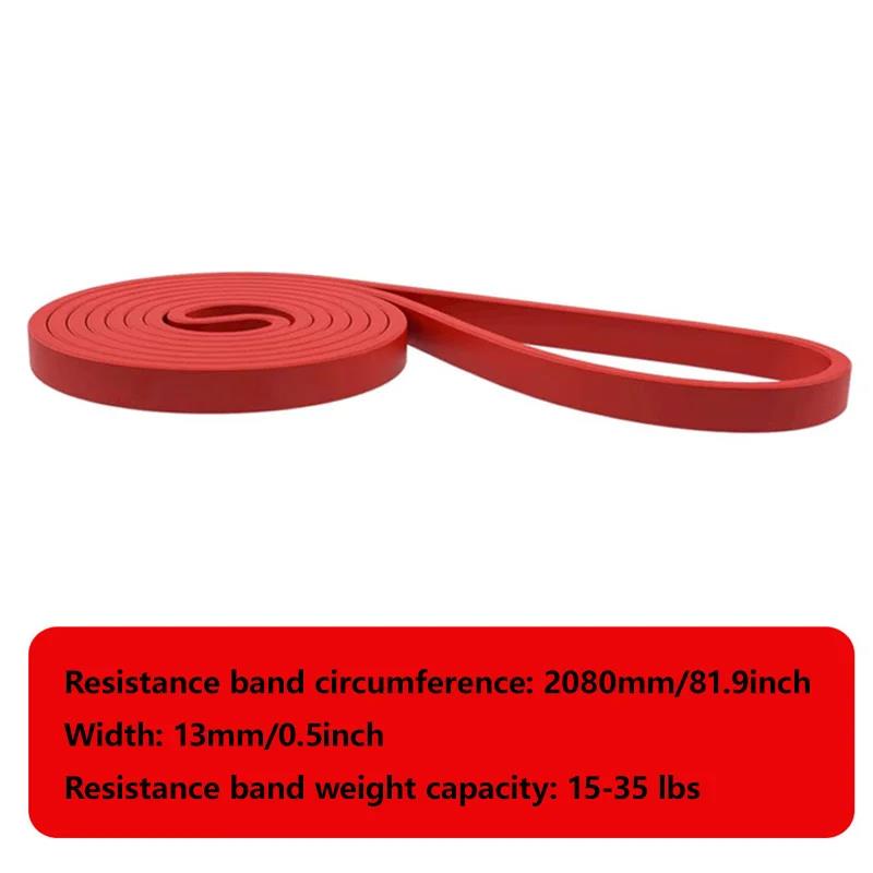 1 Pc Fitness Resistance Band Tough Latex Elastic Exercise Strength Pull-Ups Auxiliary Band Strengthening Train Fitness Equipment 3