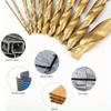 99Pcs Titanium Drill Bit Set High-Speed Steel Drill Bits for Steel Plate Wood Plastic Metal Copper Alloy Woodworking Hole Opener