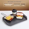 Non-Slip Rectangular Burger Tray for Restaurants