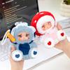 14Cm Mushroom Girl Vinyl Plush Toys Cute Fungi Fairy Stuffed Doll Soft Kawaii Forest Toy For Kids Creative Gifts Bag Pendant