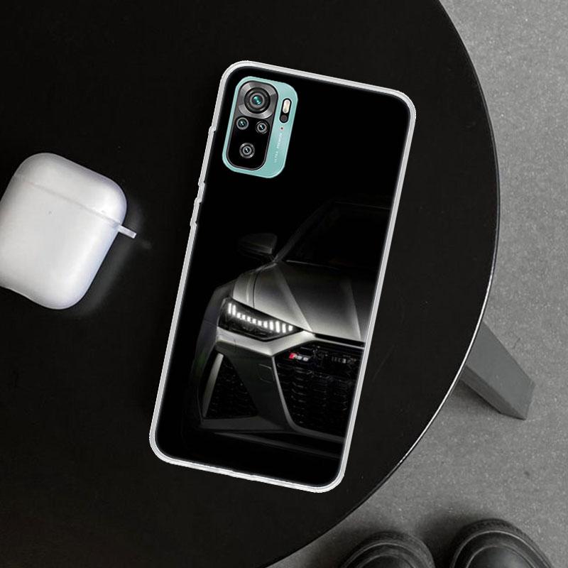 Super Car For A-Audis R-S Sport Phone Case Cover for Xiaomi Redmi Note 15 14 13 12 11 Pro Plus 14S 12S 11S 11T 11E 10S 10 Custom