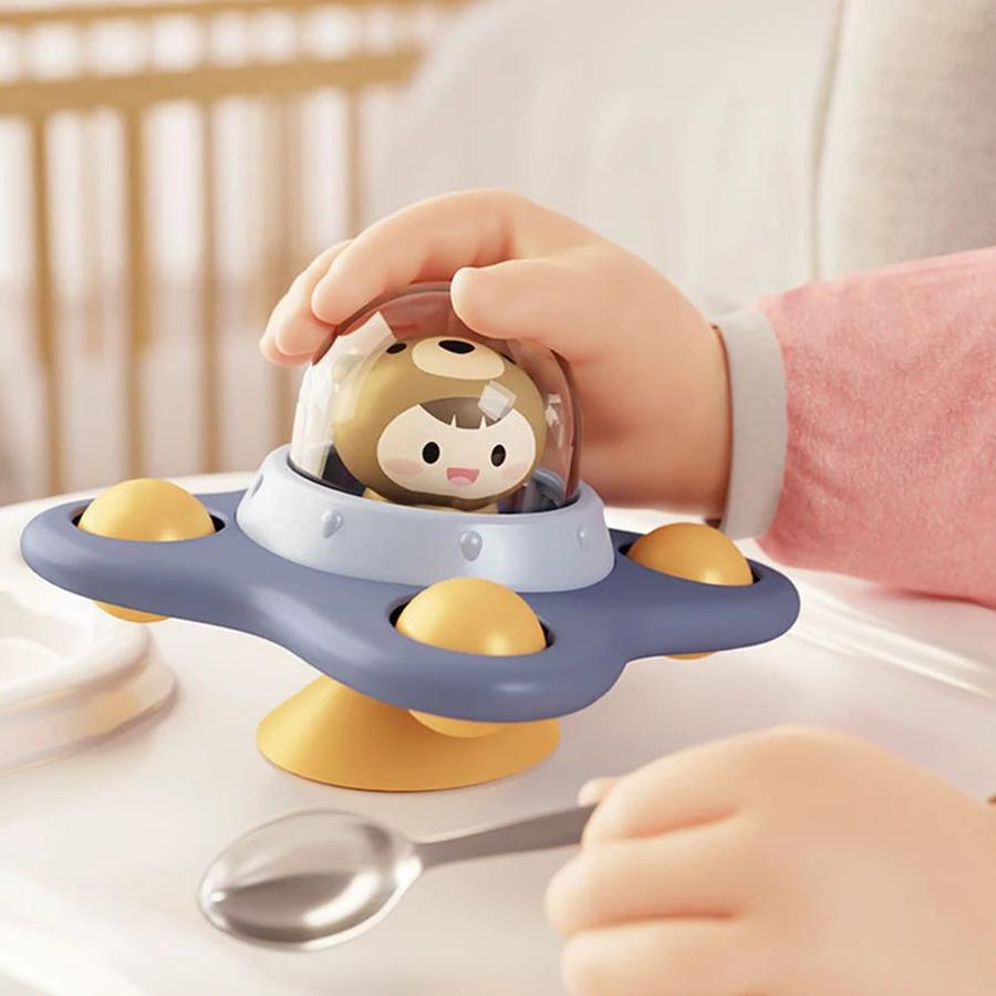 Baby Toys Suction Cup Spinner for Toddlers Montessori Spinner Sensory Toys, Montessori Fine Motor Skill Toys for Infant Toy Gift