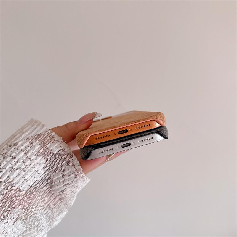 Luxury Fashion Simple Matte Retro TPU Leather Phone Case For Apple iPhone 17 Air 16 15 14 Plus 13 12 Pro Max 11 Shockproof Cover