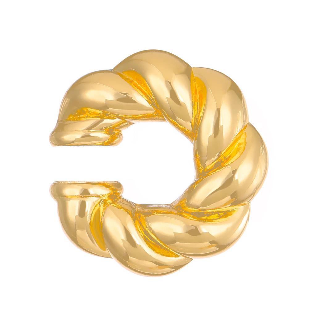 Women's European & American Style Thick Cylindrical Ear Cuff Earrings