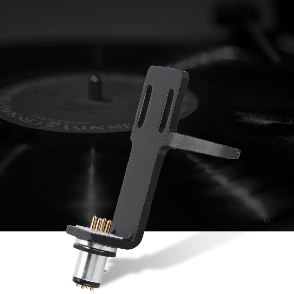 Complete Set with 4 Cables Phono Cartridge Headshell for Turntable Maintenance and Repair