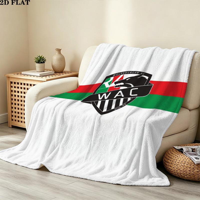 Wolfsberger Athletiksport Print Flannel Blanket, High Quality Comfortable for All Seasons, Home Decor, Warmth and Comfort, Perfect for Christmas Gifts
