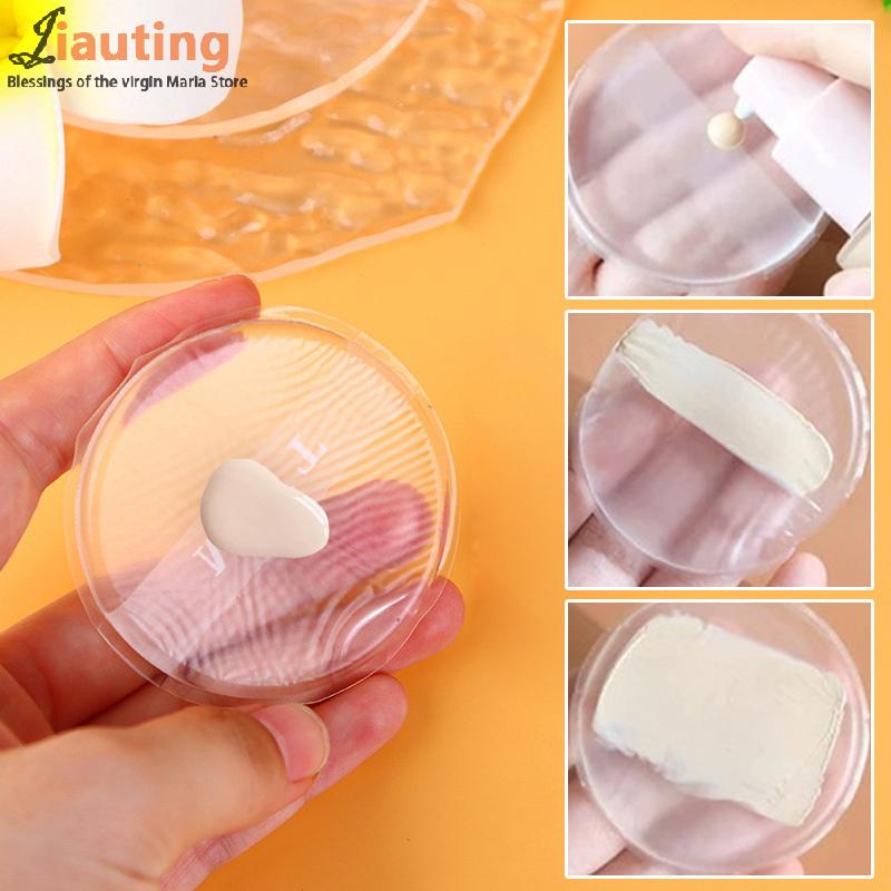 New Clear Soft Silicone Puff Sponge for Cosmetic Face Foundation Easy clean Makeup tools Avoid Waste Air Cushion Powder Puff