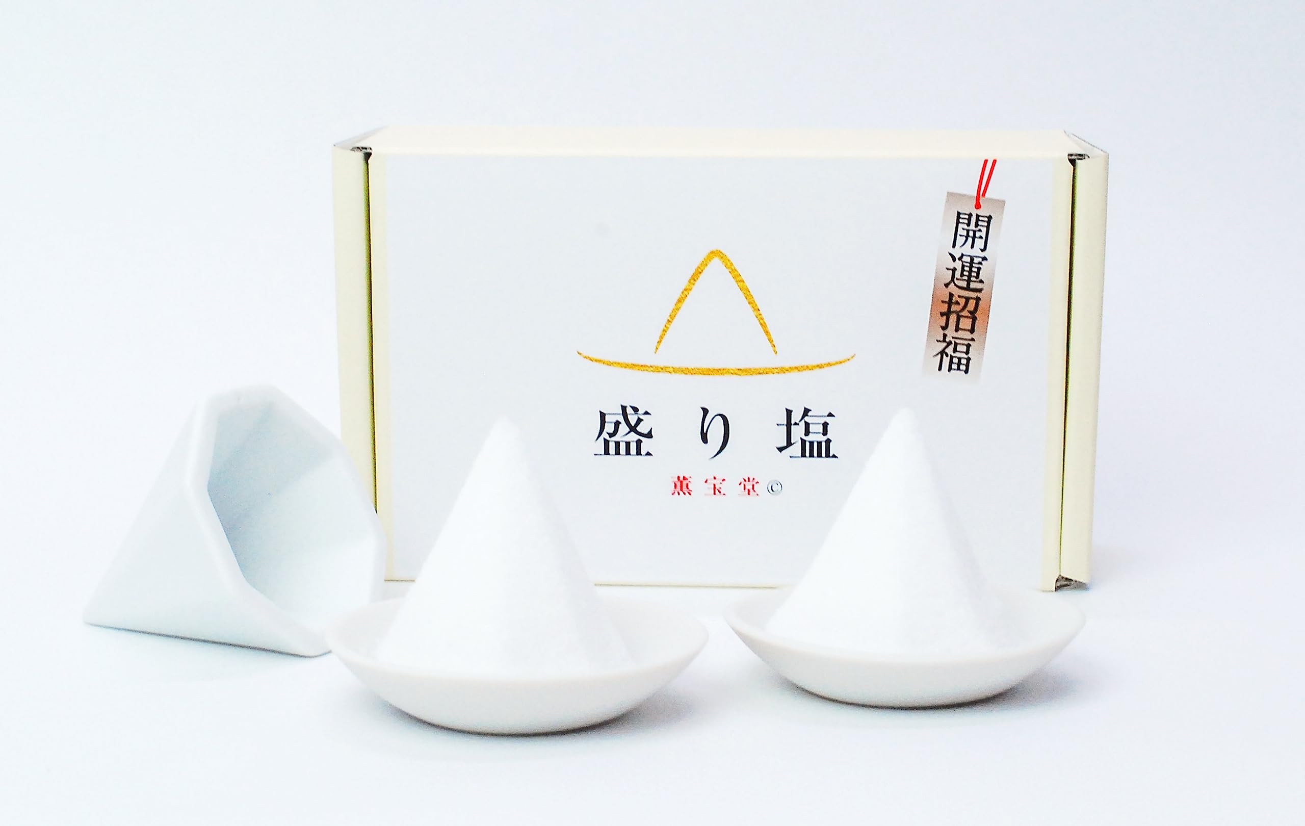 

Moa Feteli Salt Mold Set (Made in Japan) - Unglazed Octagonal Salt Mold and 2 Plates