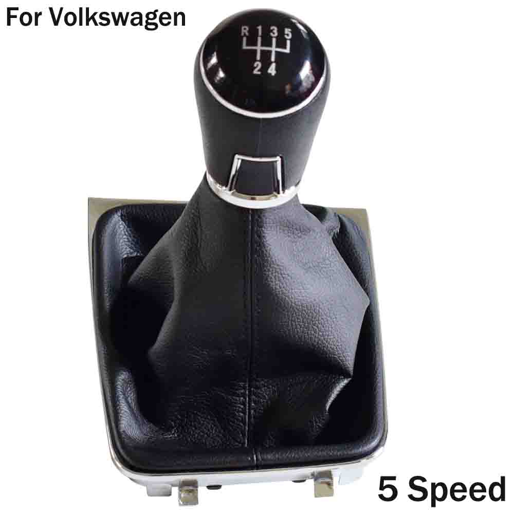 Manual 5 6 Speed Car Styling For Volkswagen VW Golf7 MK7 2013 2014 2015 2016 2017 Gear Shift Knob Shifter With Gaiter Boot