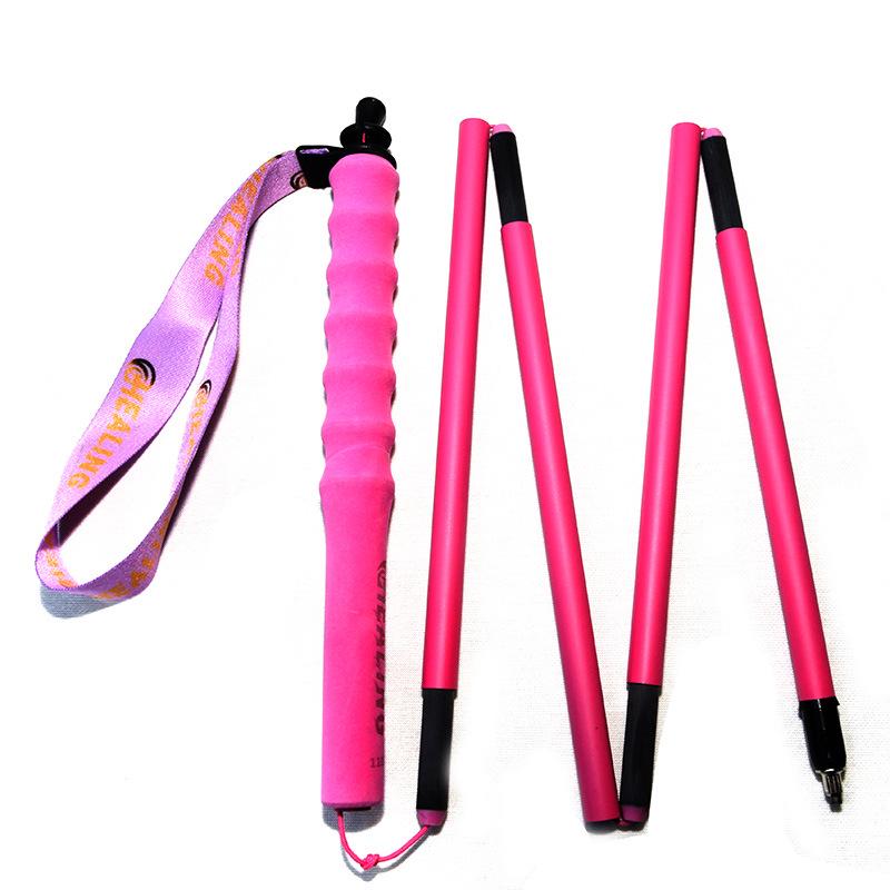 OKHEALING Ultra-light Customizable Foldable Trekking Poles 120 cm маджента