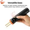5000mAh Cordless Plastic Welder Type-C Rechargeable Plastic Welding Machine 400PCS Needles Heat Stapler Bumper Repair Kits