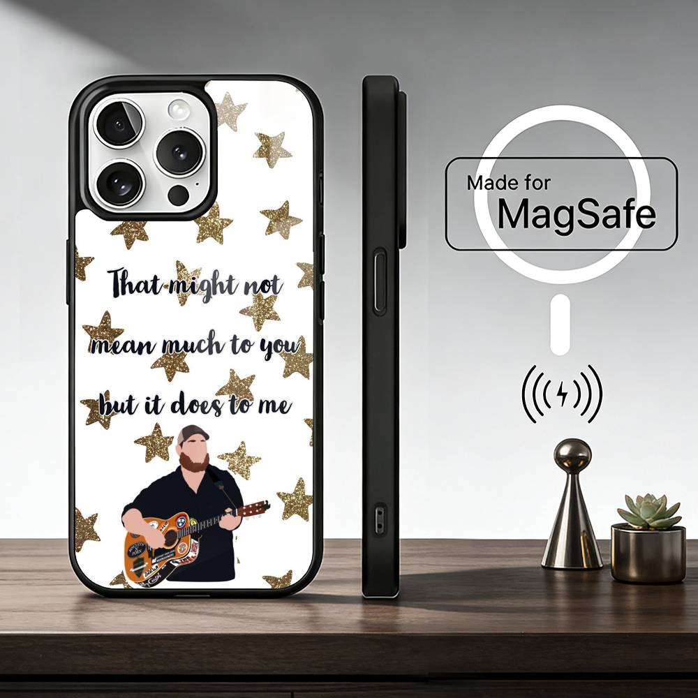 Coque de téléphone L-Luke C-Combs Pour IPhone17 16 15 14 13 12 11 Plus Pro Max Plus Housse Chargeur Sans Fil Funda