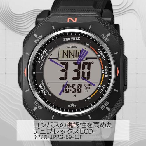 [Casio] Protrek Watch [Domestic Genuine Product] Climber Line Tough Solar Environmentally Friendly Materials PRG-69-4JF Men's Orange