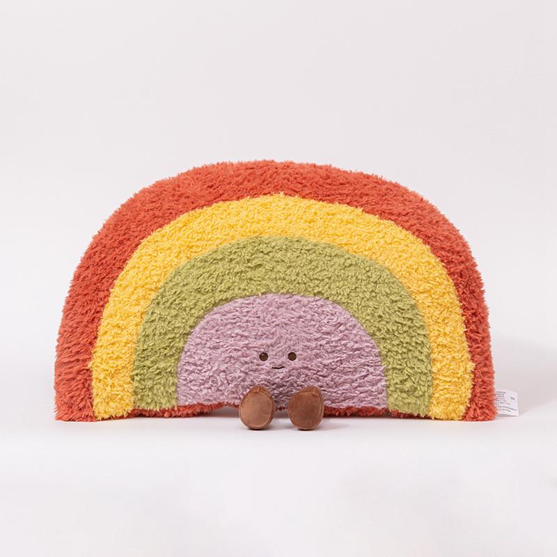 Mond Sonne Sterne Wolken Regenbogen Blitz Plüschtier Dekoration Sternenpuppe Himmel