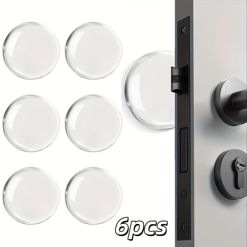 

6/12pcs Shock Absorbing Transparent Door Stop Wall Protectors Self-Adhesive Noise Reducing Easy Installation for Home Office Use