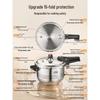 ASD 5.5L 304 Stainless Steel Explosion-Proof Pressure Cooker