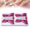 100pcs Nail Form Extension Stickers Self Adhesive Nail Tips Guide Sticker Manicure Tools Rose Red