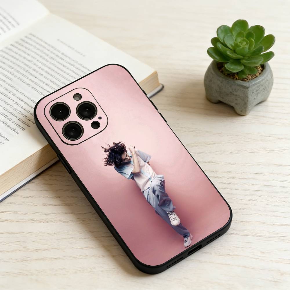 

T-Timothée Chalamet Phone Case For iPhone 17, 16,15,14,13,12,11 Plus,Pro Max, Others Soft Black Cover iPhone12PRO