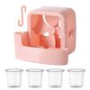 Pink Fan Cooling Storage Box Hanging Fan Cooling Tool With 4 Cup Household Cooling Box Fan Cooler Refrigeration Accessories