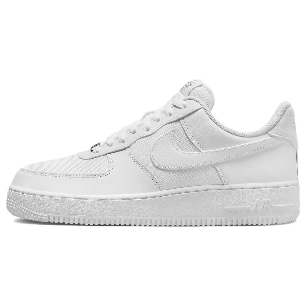 Nike Air Force 1 07 LV8 White Metallic Silver Unisex Sneakers FJ4004-100