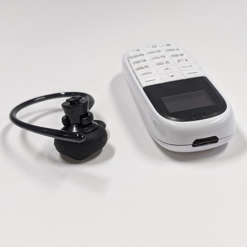 Novo KK1 Super Mini Celular 0.66 polegadas OLED Fone de Ouvido Bluetooth Modificador de Voz Discador Gravação Automática de Chamadas Portátil Barato Desbloqueado Celular