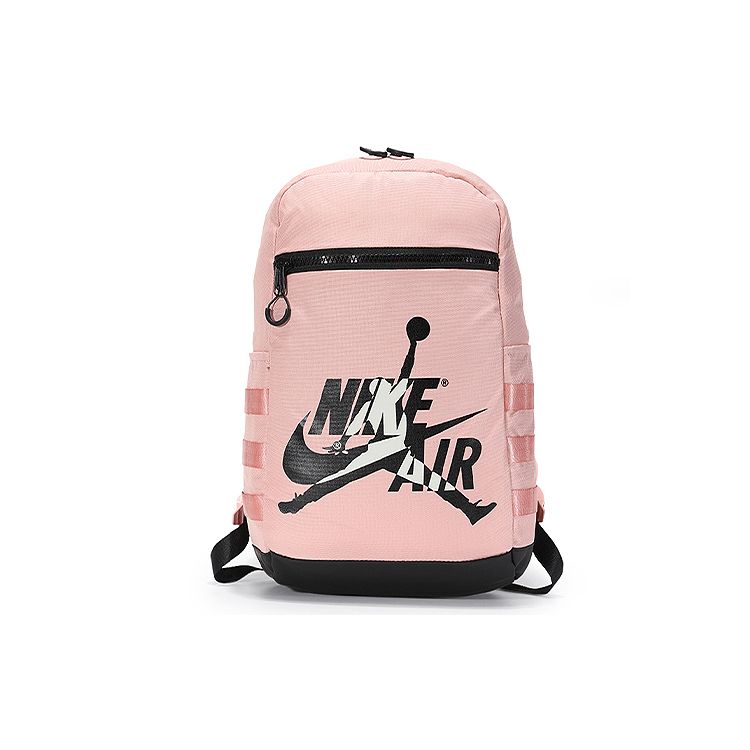 Jordan Jumpman Sports Casual Zipper Polyester Basketball Backpack Unisex backpack Pink CQ9118-670 Pink