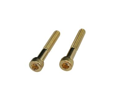 POSH M6X40 810640-040 Överfallsbult i rostfritt stål, 24K-pläterad