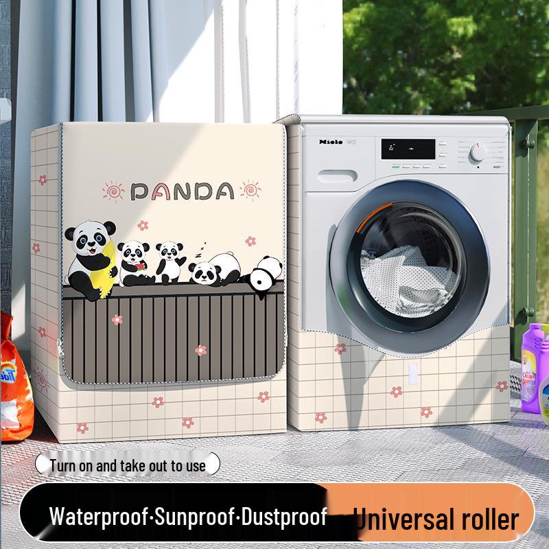 Universelle wasserdichte staubdichte Sonnenschutzhülle für 10 kg vollautomatische Waschmaschinen
